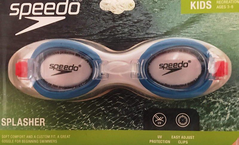 Kids Speedo Splasher Goggles - Blue/Clear - BeesActive Australia