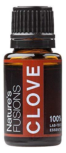 Nature's Fusions Clove, 100% Pure and Natural Essential Oils, Undiluted, Therapeutic Grade for Aromatherapy and Topical Use, .5 Fl Oz (Pack of 1) (15 mL) - BeesActive Australia