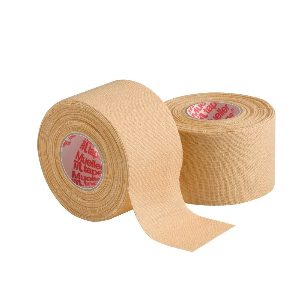 Mueller Sports Medicine Athletic Tape, 1.5" X 10yd Roll, Beige, 2 pack - BeesActive Australia