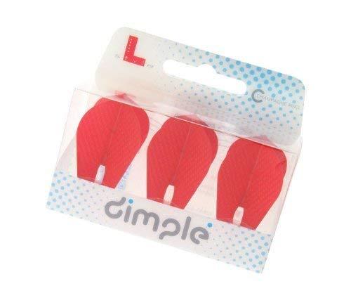 [AUSTRALIA] - LSTYLE Dart Flights: L9d PRO Fantail Shape - Dimpled Texture Flight Red 