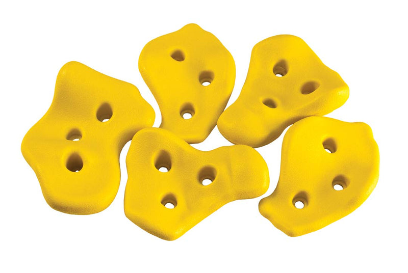 Gorilla Playsets 07-0008-Y Rock Climbing Wall Rocks, Includes Hardware - Yellow - BeesActive Australia