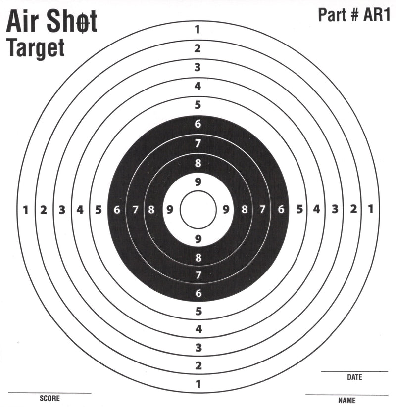 [AUSTRALIA] - Air Shot 100 Pack Paper Targets - 5.5 by 5.5 - Fits Gamo Cone Traps - Part # AR1 100 Pack AR1 