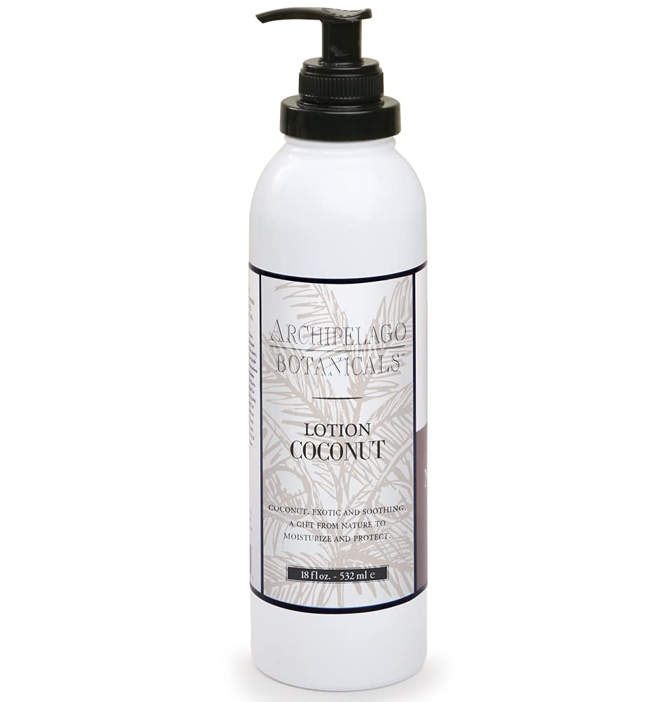 Archipelago Botanicals Coconut Lotion. Nourishing and Hydrating Daily Body Lotion. Free From Parabens, Phthalates and GMOs (18 oz) - BeesActive Australia