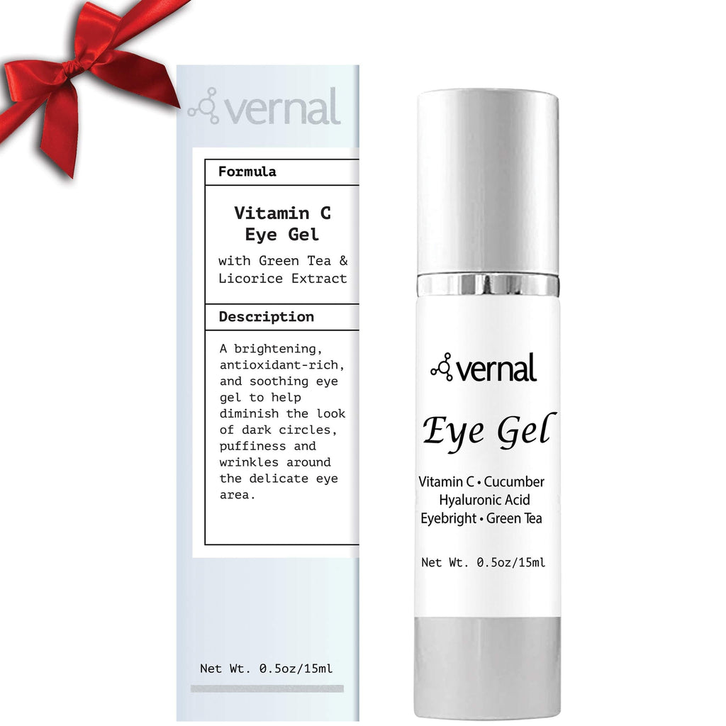 Vernal All in One Eye Treatment – Repair Dark Circles Under Eye & Puffiness – Packed with Collagen, Vitamin C & K | Eye Bags Treatment | Get Brighter, Rested and Refreshed Looking Eyes | Best Eye Gel - BeesActive Australia