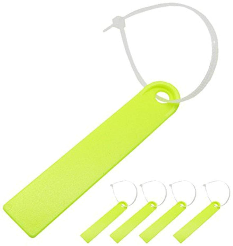 Scuba Diving Surfing Swimming Plastic Waterproof Name Tag 5pc Yellow - BeesActive Australia