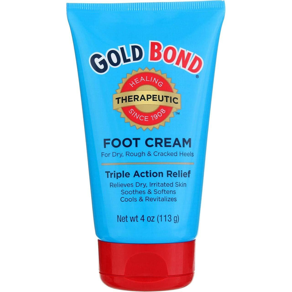 GOLD BOND Therapeutic Foot Cream, 4 Oz (4 Pack) 4 Ounce (4 Pack) - BeesActive Australia