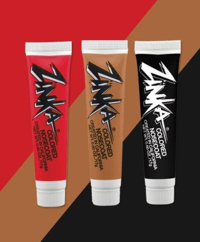 Zinka Team Face Paint and Sun Block - San Francisco - Red/Flesh/Black - BeesActive Australia