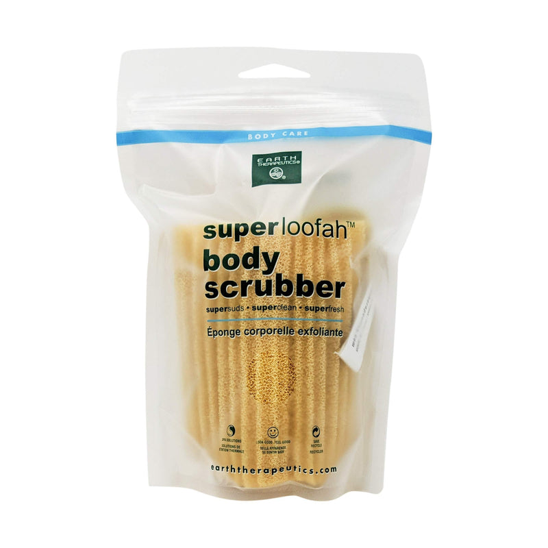 Earth Therapeutics Super Loofah Body Scrubber, 1 count - BeesActive Australia