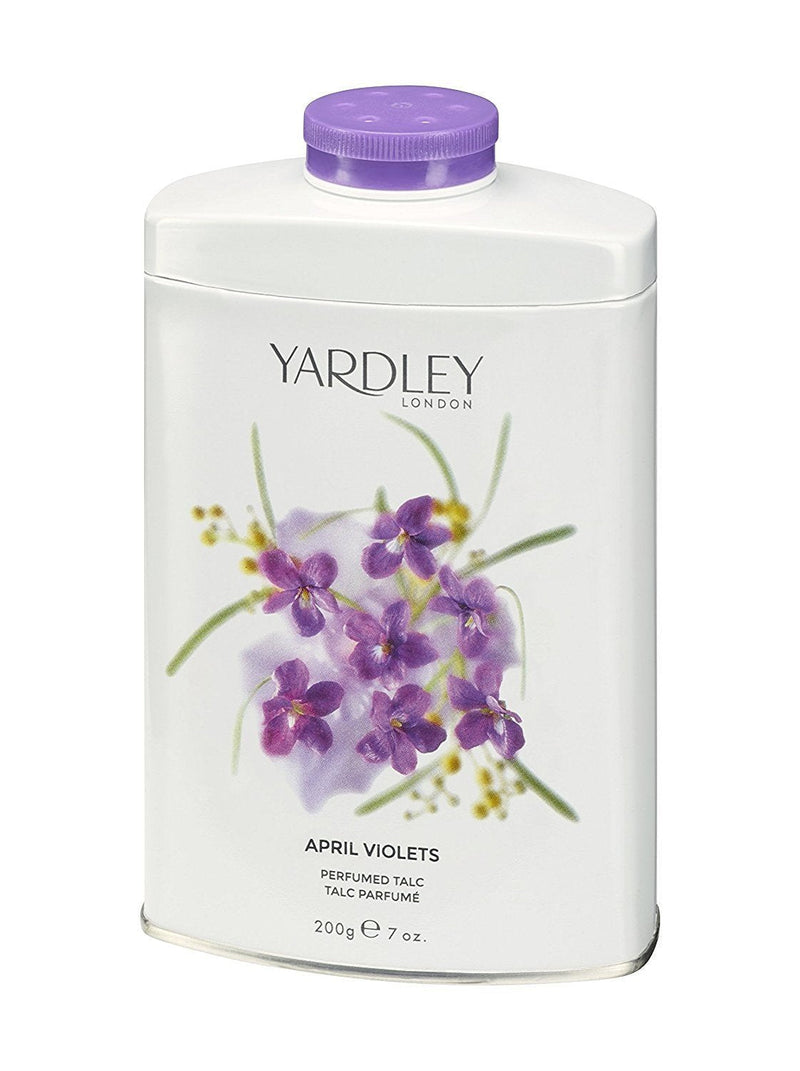 April Violets By Yardley London 7 oz Talc for Women - BeesActive Australia