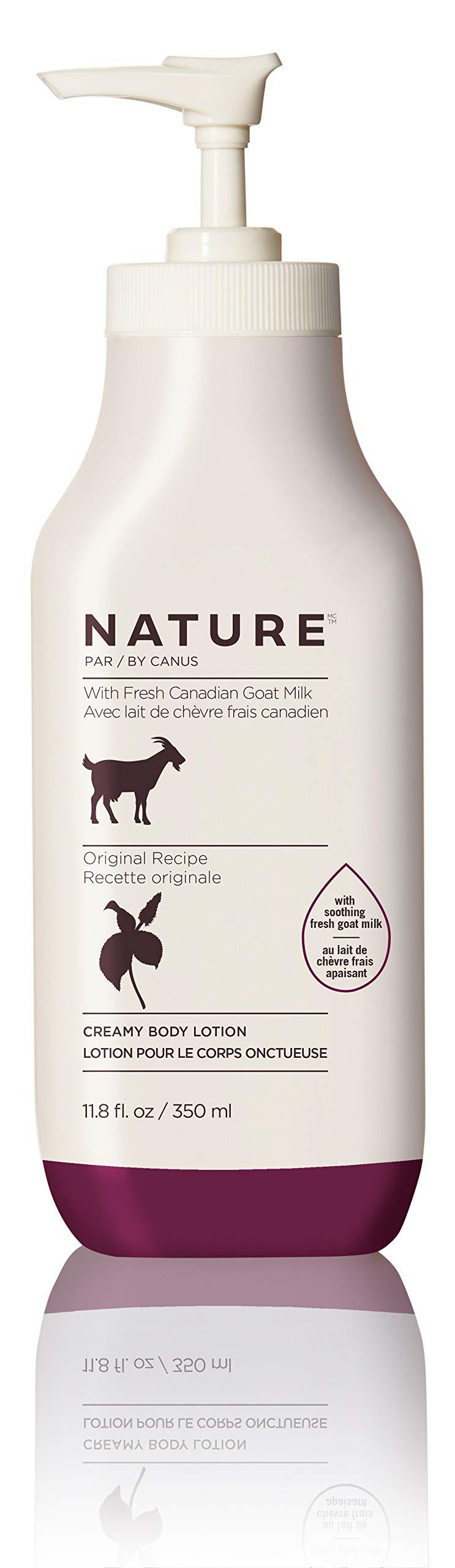 Nature By Canus Creamy Body Lotion, Original, 11.8 Oz, With Smoothing Fresh Canadian Goat Milk, Vitamin A, B3, Potassium, Zinc, and Selenium Original Formula - BeesActive Australia