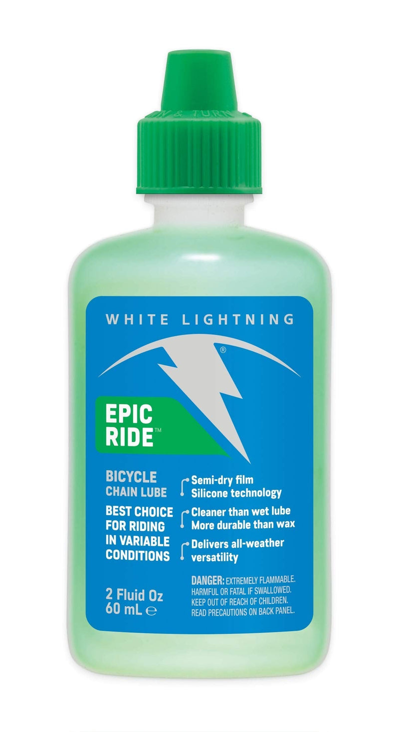White Lightning Epic Ride All Conditions Light Bicycle Chain Lube Collection - BeesActive Australia