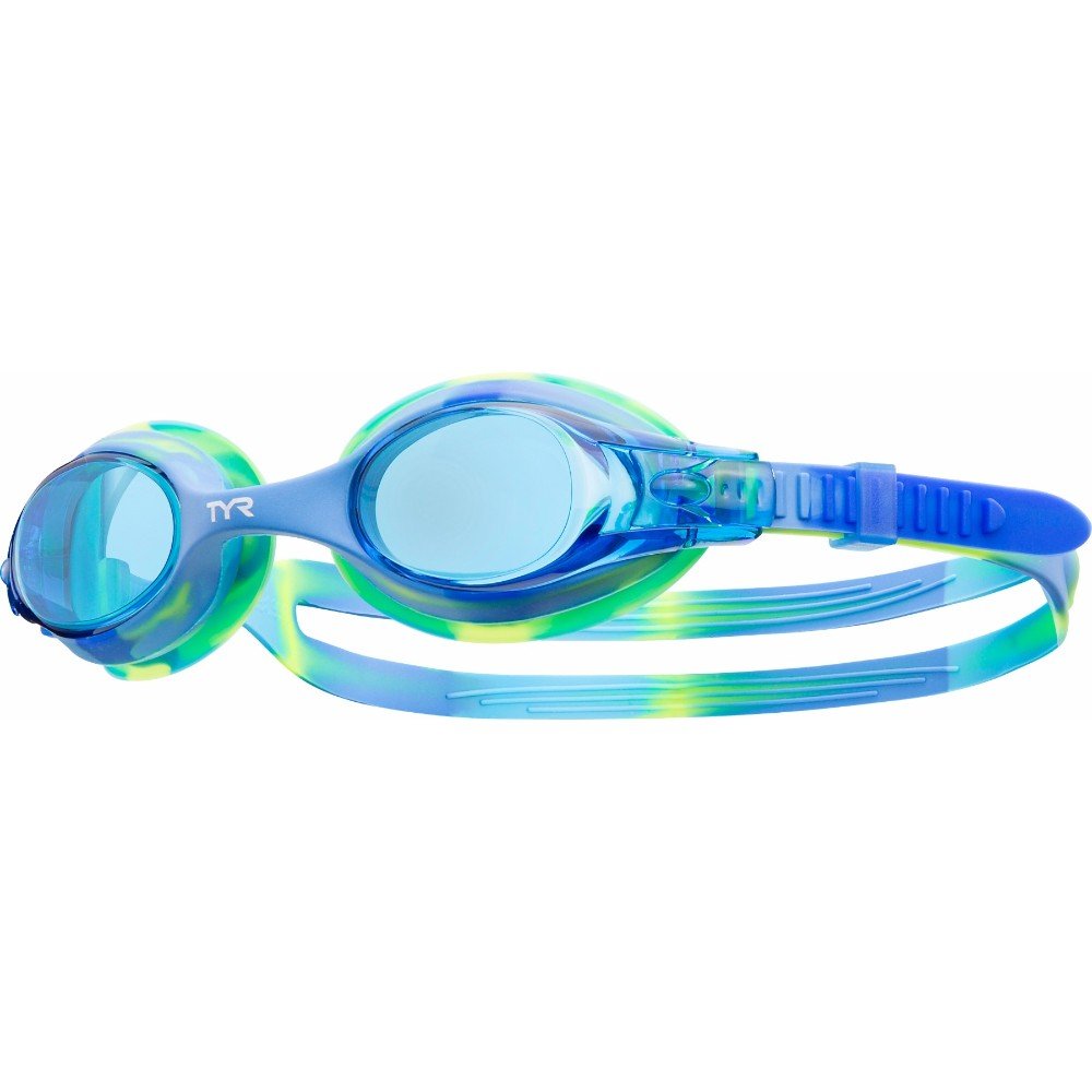 TYR Youth Tie Dye Swimple Goggles Blue/Green - BeesActive Australia