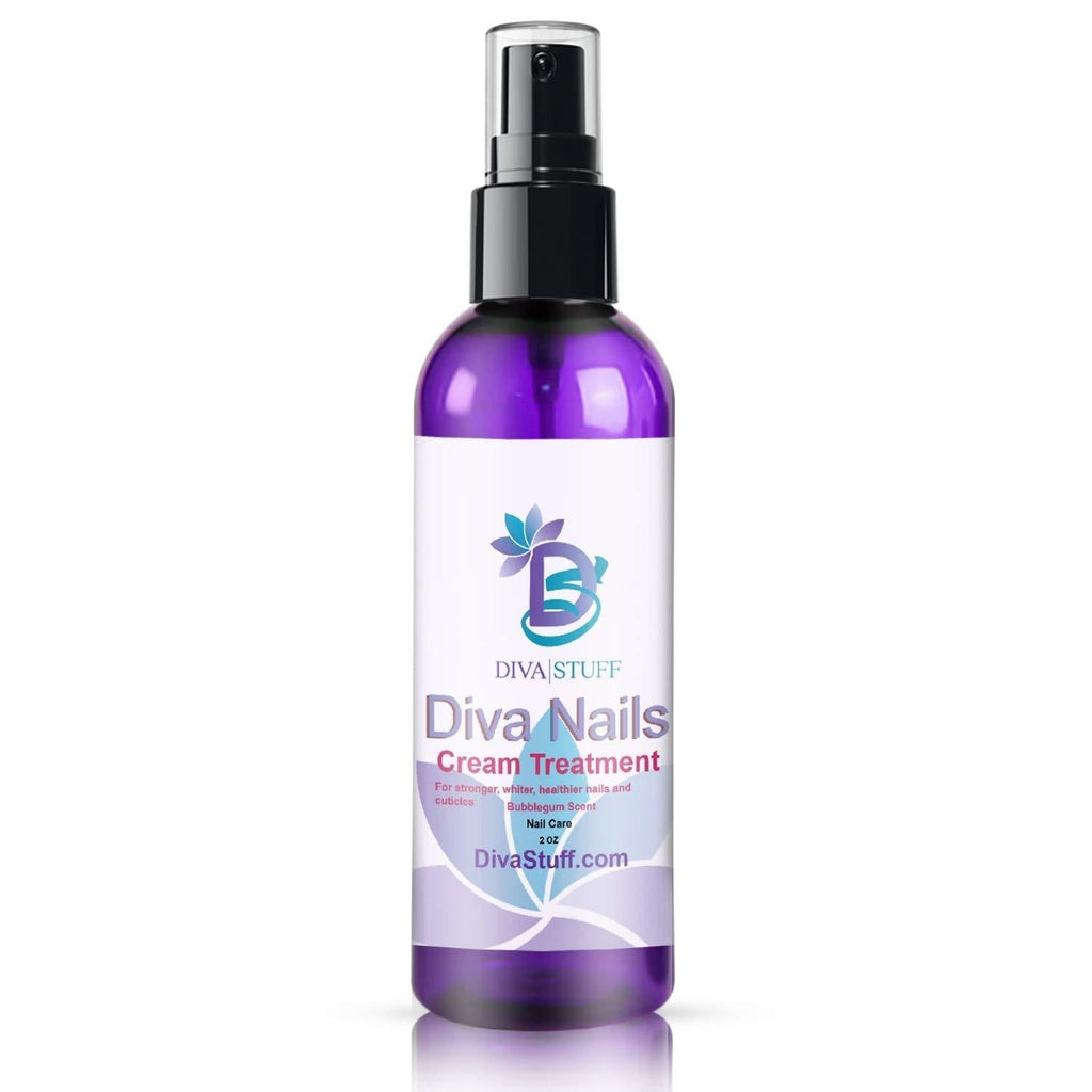 Diva Stuff Diva Nails Cream Treatment | For Stronger & Healthier Cuticles | No More Chips, Cracks & Splits | Made in the USA with Safe Ingredients | Blue Bubblegum Scent | 2 fl oz - BeesActive Australia