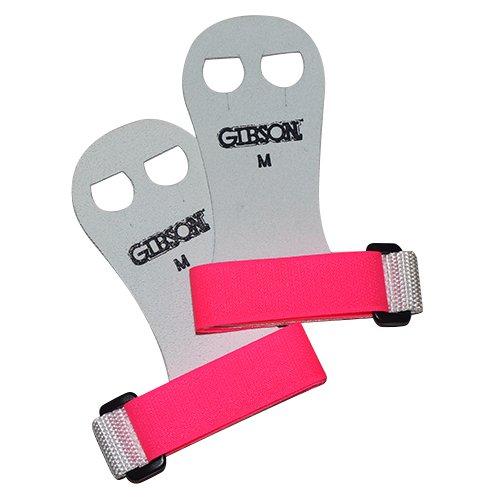 [AUSTRALIA] - Gibson Rainbow Gymnastics Hand Grips, MADE IN USA Medium Pink 