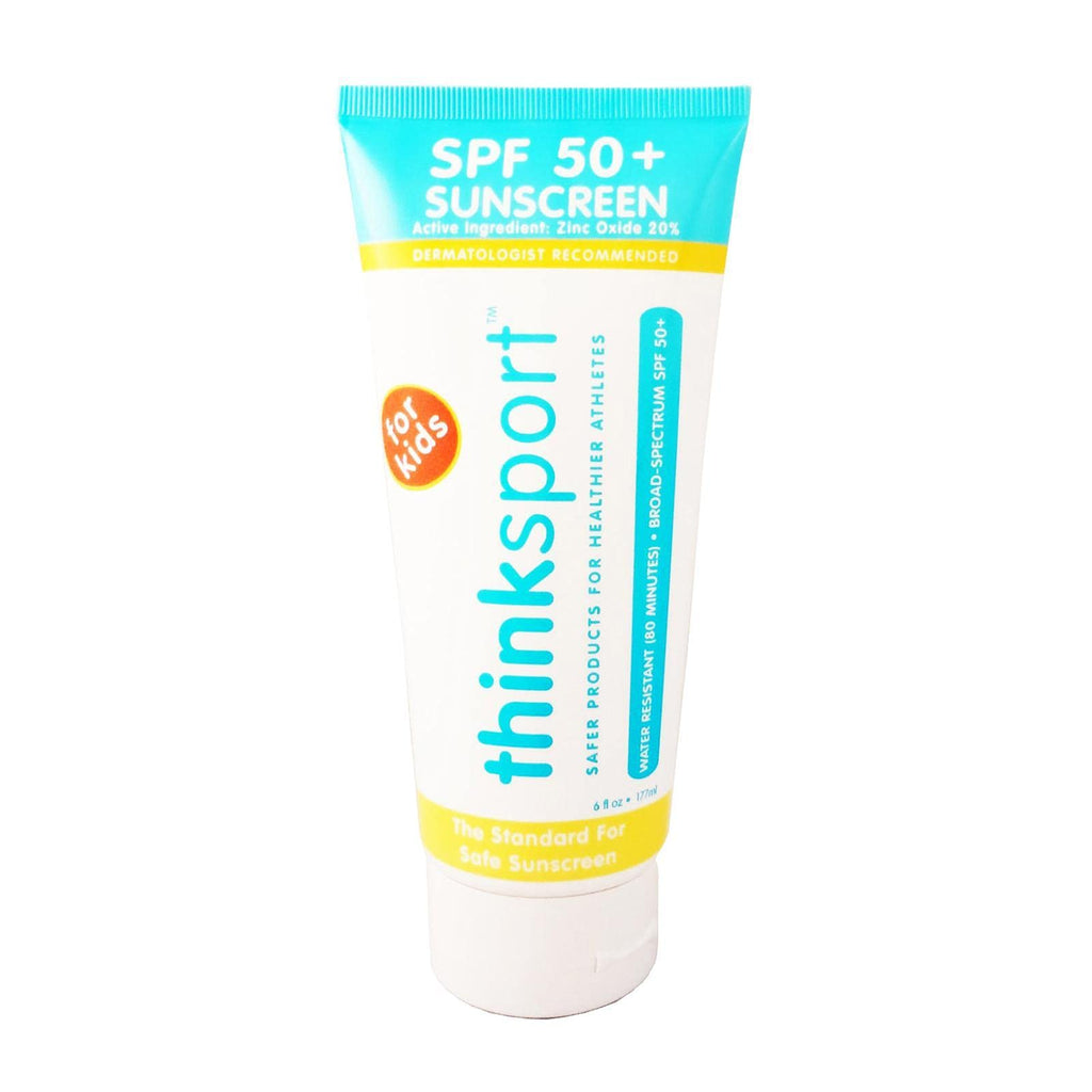 Thinksport Kids SPF 50+ Mineral Sunscreen – Safe, Natural Sunblock for Children - Water Resistant Sun Cream – Broad Spectrum UVA/UVB Sun Protection – Vegan, Reef Friendly Sun Lotion, 6oz - BeesActive Australia