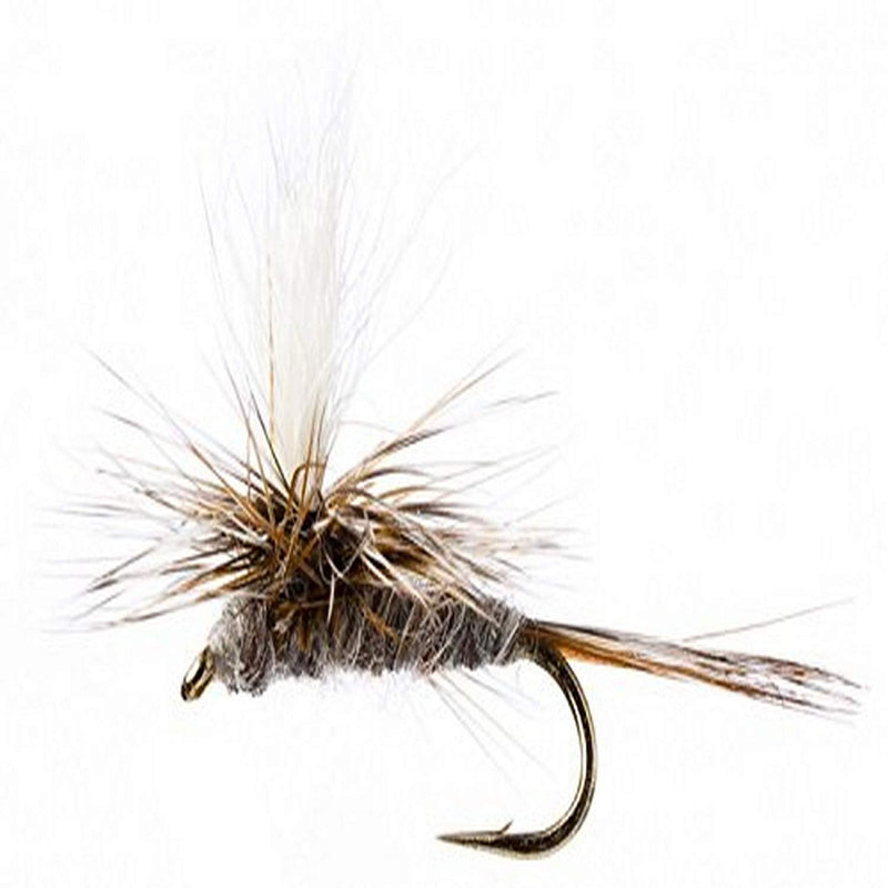 Flies Direct Adams Parachute Assortment 1 Dozen Trout Fishing Flies - BeesActive Australia
