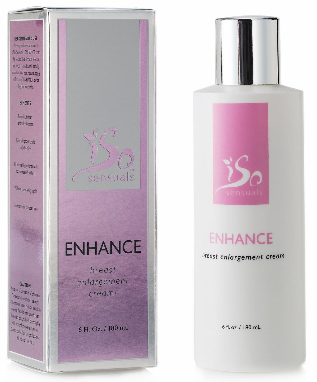 IsoSensuals Enhance Breast Enlargement Cream - 1 Bottle (2 Month Supply) 6 Fl Oz (Pack of 1) - BeesActive Australia