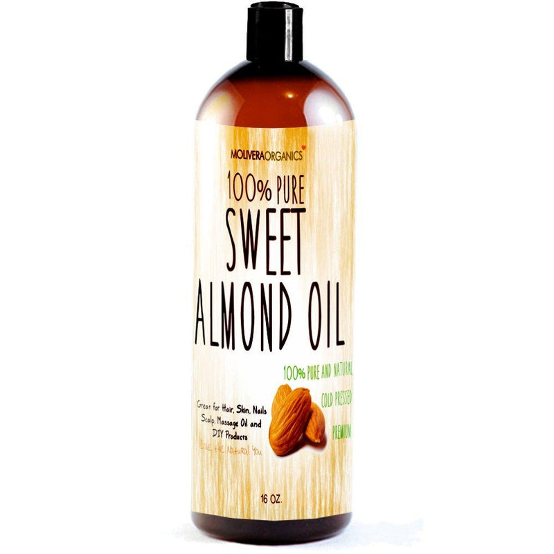 Molivera Organics Sweet Almond Oil, 16 oz. - BeesActive Australia