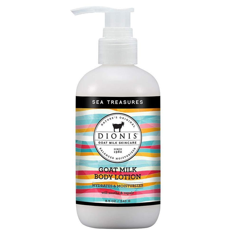 Dionis - Goat Milk Skincare Sea Treasures Scented Lotion (8.5 oz) - Made in the USA - Cruelty-free and Paraben-free 8.5 Fl Oz (Pack of 1) - BeesActive Australia