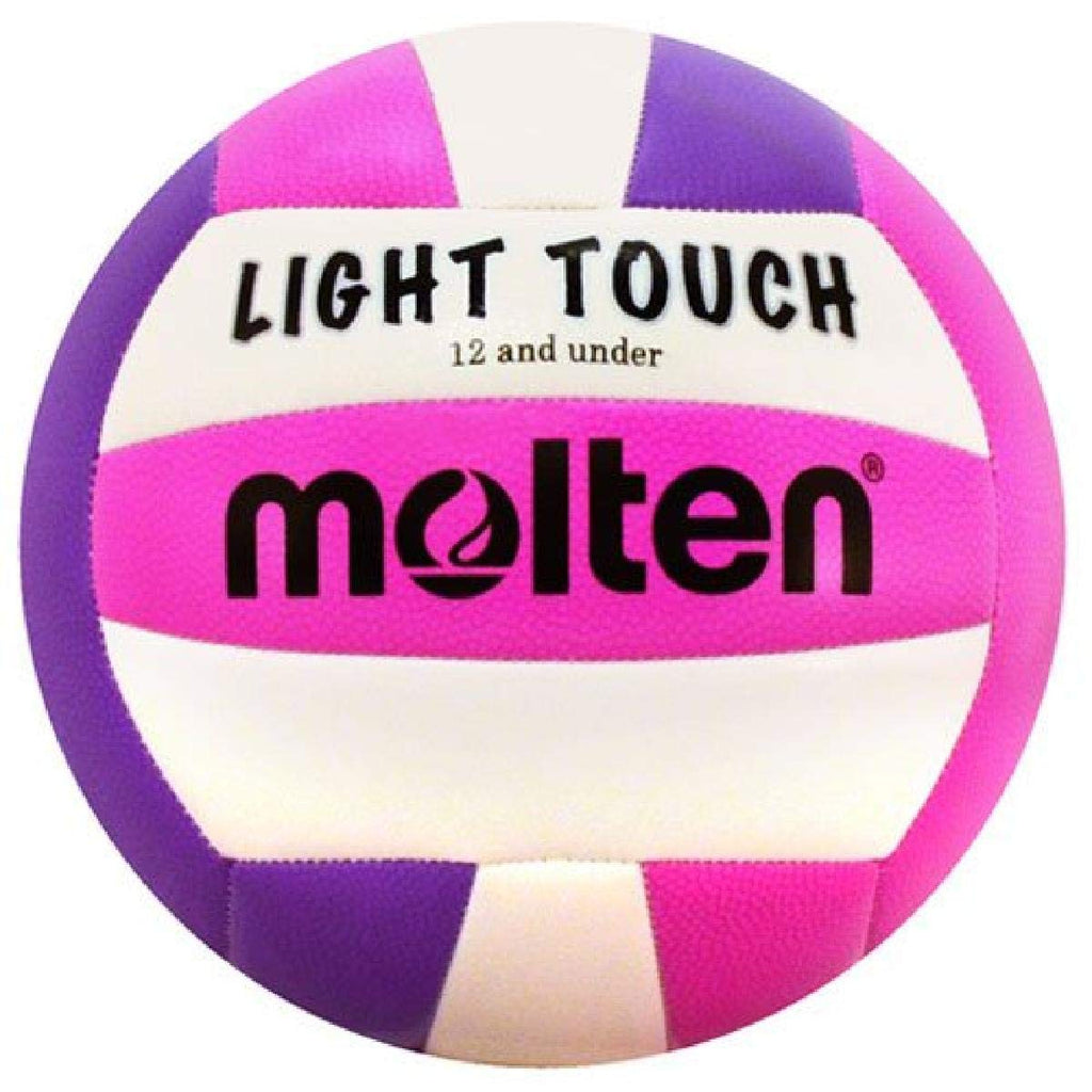 [AUSTRALIA] - Molten MS240-3 Light Touch Volleyball, Red/White/Blue Purple/Pink 