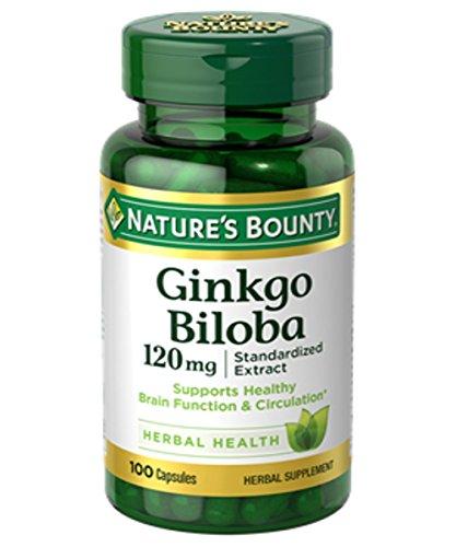 Nature's Bounty Ginkgo Biloba 120mg, 100 Capsules (Pack of 2) - BeesActive Australia