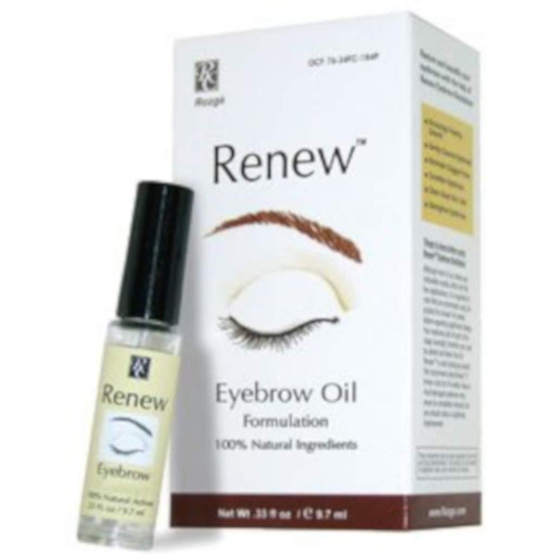 Renew Eyebrow Revitalizer Eyebrow Growth Oil - All Natural Formula Promotes Natural Hair Growth for Luxuriant Eyebrows - Gently Cleanses and Removes Dead Skin Cells for Healthy Vibrant Hair Follicles - BeesActive Australia