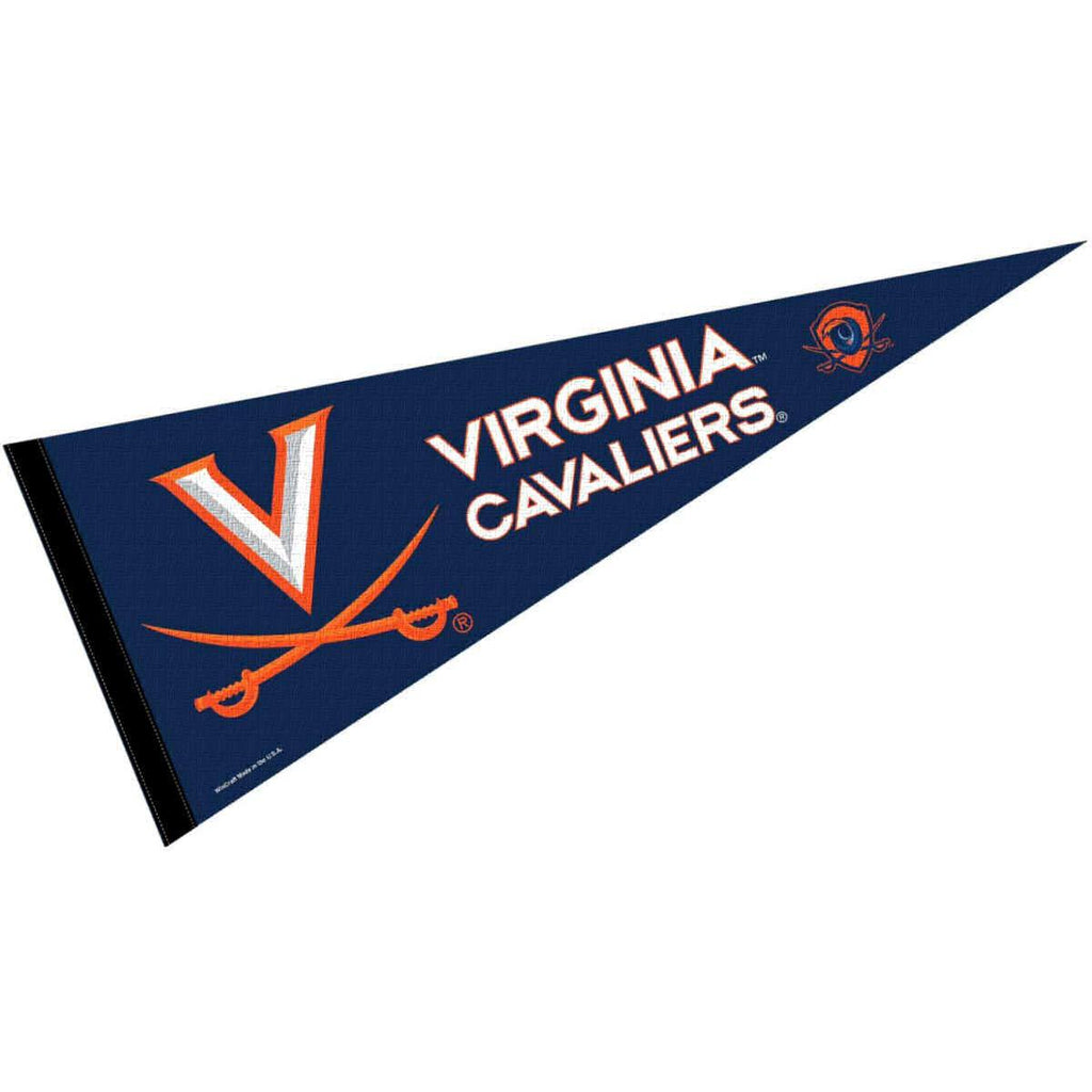 College Flags & Banners Co. University of Virginia Pennant Full Size Felt - BeesActive Australia