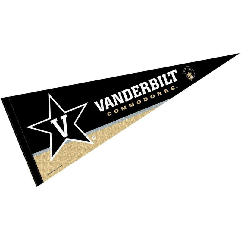 College Flags & Banners Co. Vanderbilt Pennant Full Size Felt - BeesActive Australia