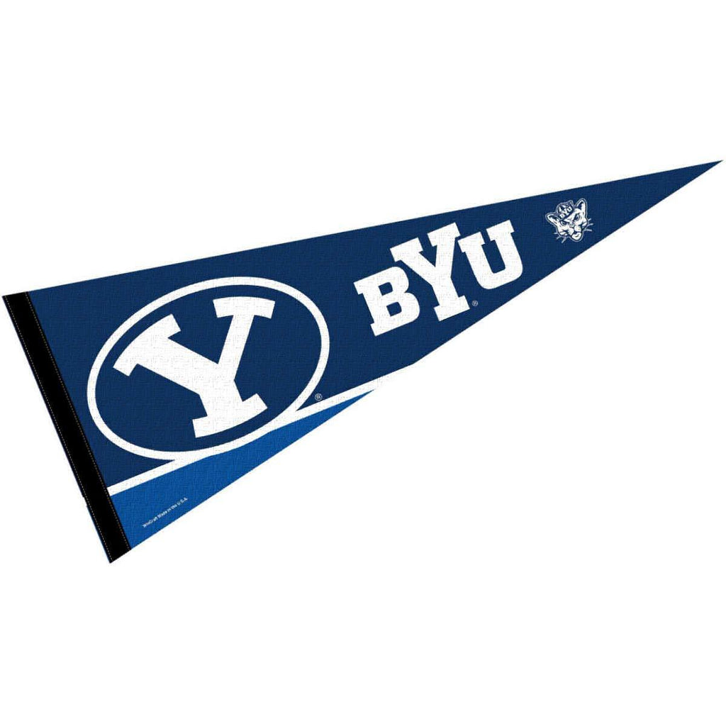 College Flags & Banners Co. BYU Pennant Full Size Felt - BeesActive Australia