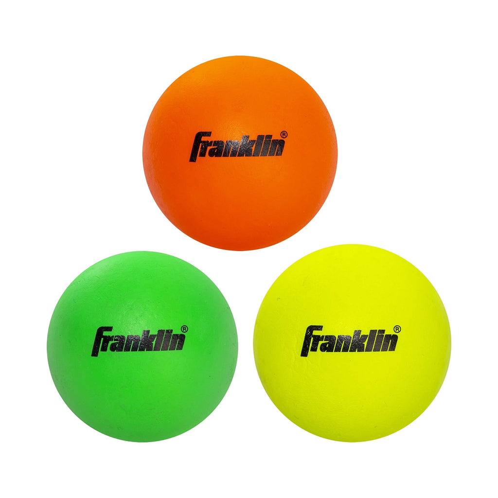 Franklin Sports Lacrosse Balls - Soft Rubber Lacrosse Balls for Kids - Perfect for Beginners & First Time Players - Softer & Smaller Construction than Regulation Balls - Bright Colors 3-Pack - BeesActive Australia