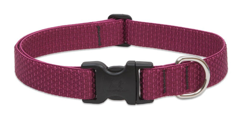 LupinePet Eco 1" Berry for Medium to Large Dogs Collar - 1"W; 12-20" Neck - BeesActive Australia