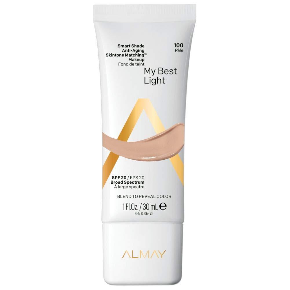 Almay Smart Shade Anti-Aging Skintone Matching Makeup, 100 My Best Light, 1 oz - BeesActive Australia