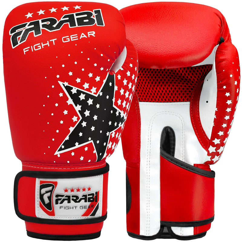 [AUSTRALIA] - FARABI Kids Boxing Gloves Junior Boxing Gloves Junior MMA Muay Thai Kickboxing and Punching Bag Mitts 6Oz 