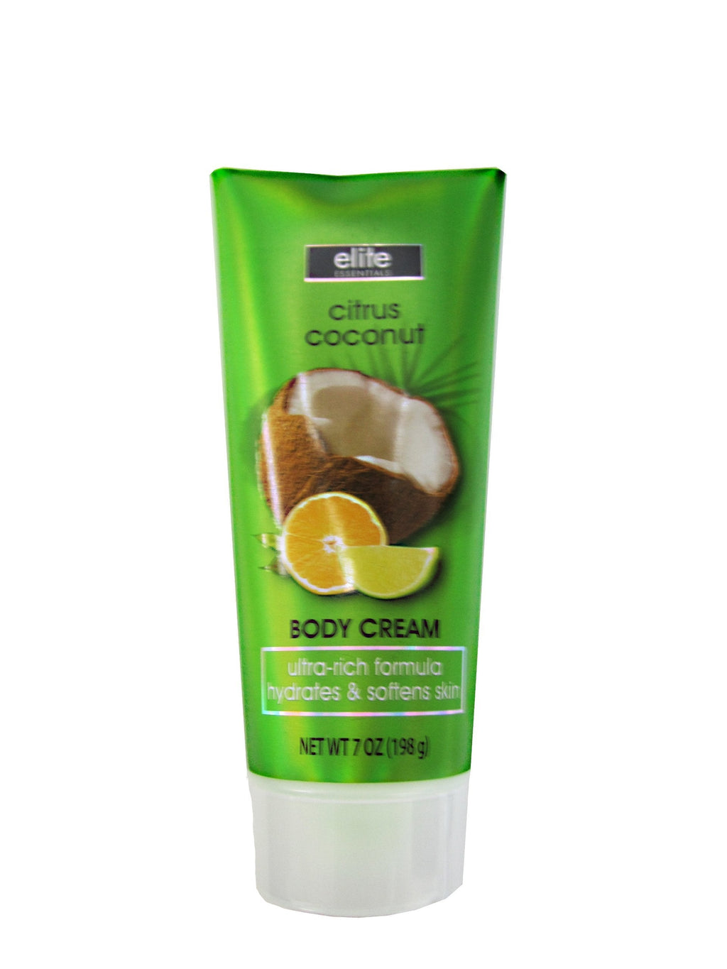 New Elite Essentials Citrus Coconut Body Cream 7.0 Oz 1 Pack - BeesActive Australia