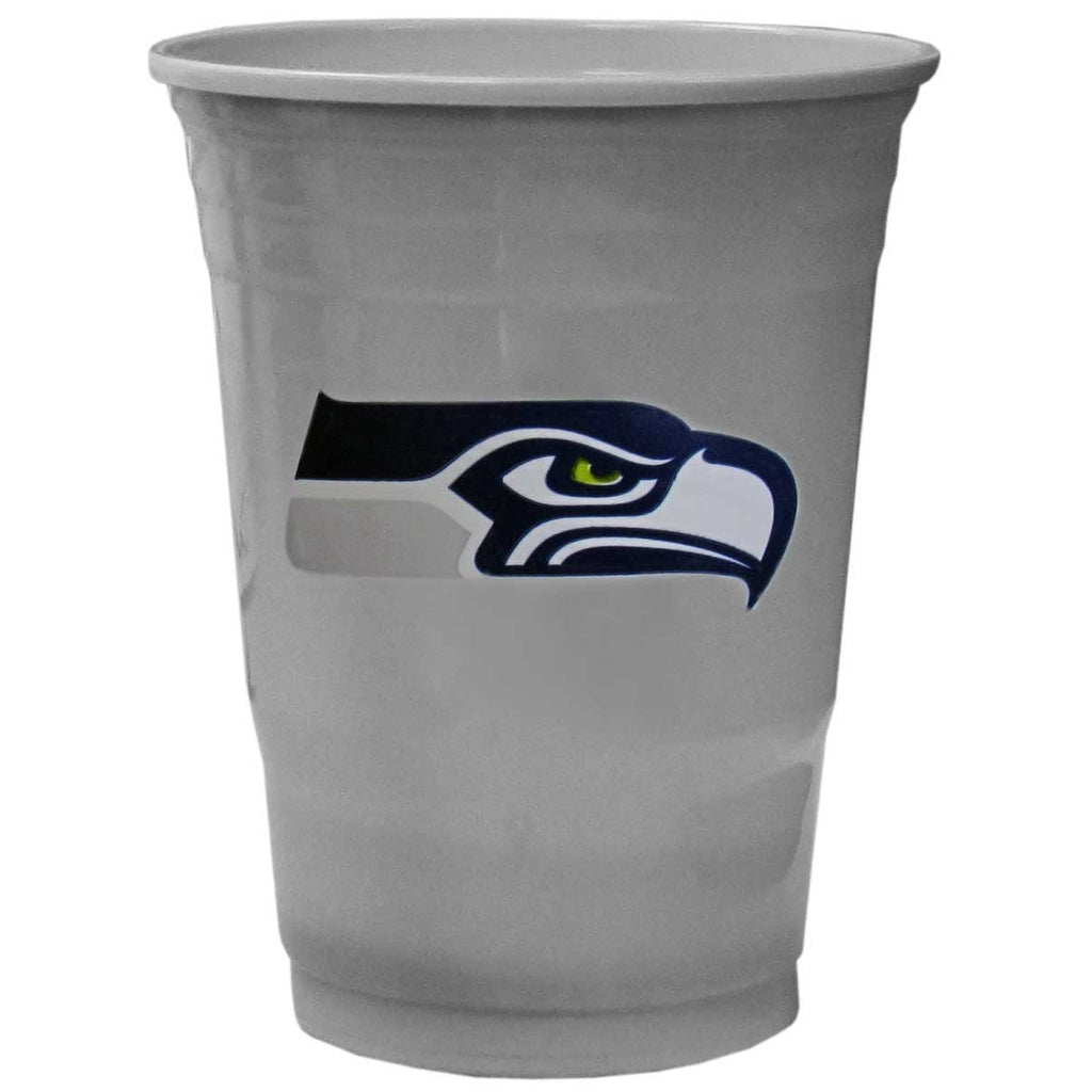 NFL Siskiyou Sports Seattle Seahawks Plastic Game Day Cups, 18 Count, (18 oz) Team Color - BeesActive Australia