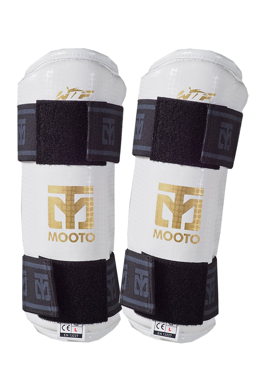 [AUSTRALIA] - Mooto Taekwondo Forearm Protector WTF Approved TKD Guard Black & White XS to XL 5.XL(more than 6.17ft or more than 188cm) 