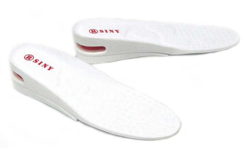[AUSTRALIA] - siny Full Length 2 inches (5cm) 2-Layer Shoe Insoles Air Cushion for Men Height Increase Taller Heel Lift Kit Foot Care 