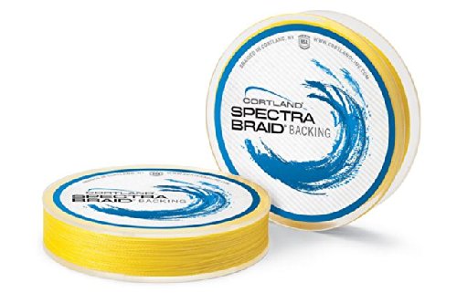 Cortland Gel Spun Fly Line Backing - 300 Yards 50 LB Hi-Vis Yellow - BeesActive Australia