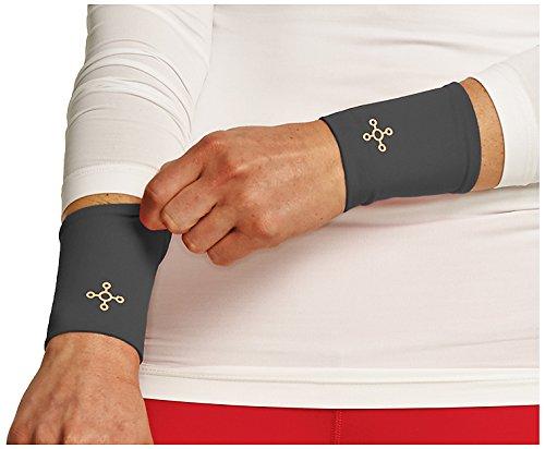 Tommie Copper Women's Recovery Affinity Wrist Sleeve Large Slate Grey - BeesActive Australia