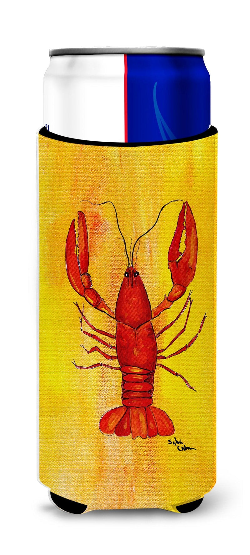 Caroline's Treasures 8044MUK Crawfish Ultra Beverage Insulators for Slim cans, Slim Can, Multicolor - BeesActive Australia