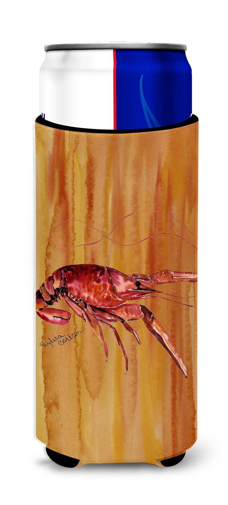 Caroline's Treasures 8232MUK Crawfish Hot and Spicy Ultra Beverage Insulators for Slim cans, Slim Can, Multicolor - BeesActive Australia
