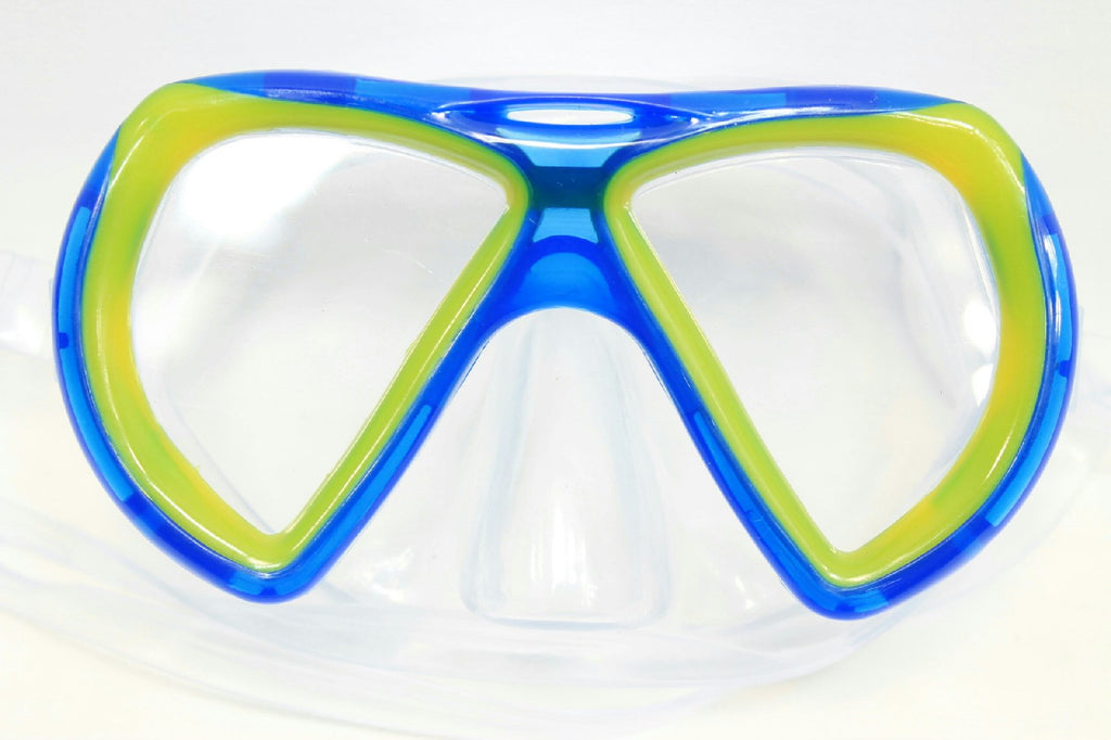 Splash-N-Swim Kids Eyes and Nose Safety Pool Goggles Blue & Green - BeesActive Australia