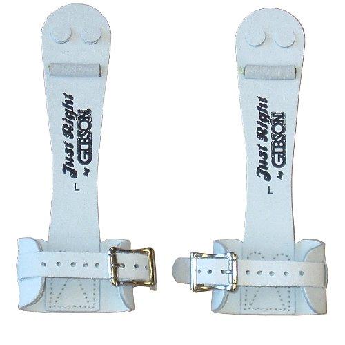 [AUSTRALIA] - Gibson Athletic Single Buckle Just Right Uneven Bar Grips Medium White 