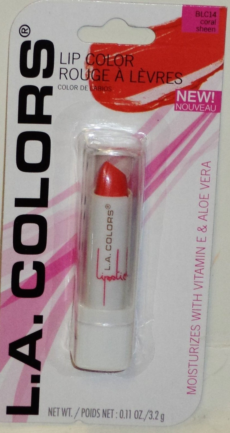 La Colors Lip Color (Blc 14 Coral Sheen) - BeesActive Australia