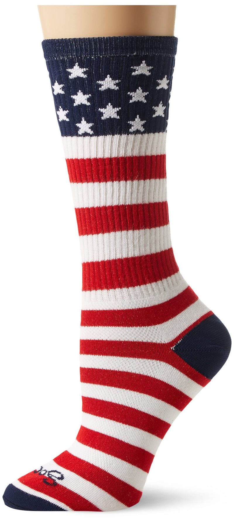 SockGuy USA Flag Sock Large-X-Large White - BeesActive Australia