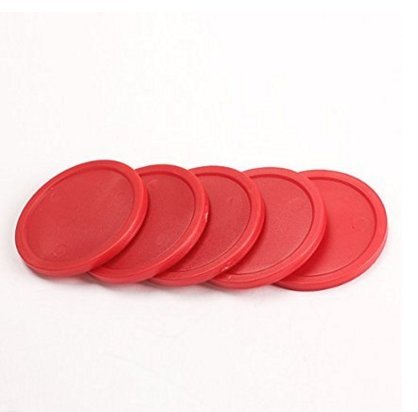 Glamorway Pack of 5 Red 2-inch Mini Air Hockey Table Pucks - BeesActive Australia