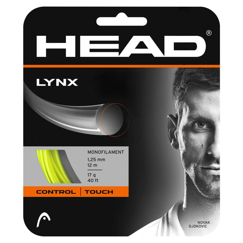 [AUSTRALIA] - Head Lynx Tennis String Set (Neon Yellow, 18 Gauge) 