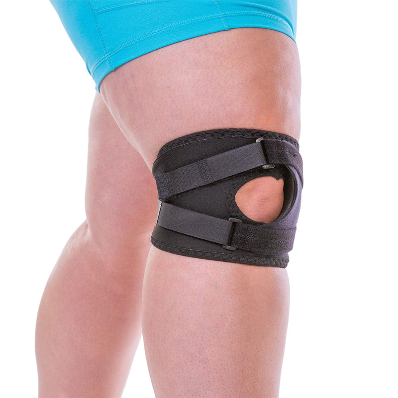 BraceAbility Patellar Tracking Pain Short Knee Brace - XXL Running, Exercise, Athletic Support Sleeve Stabilizer for After Kneecap Dislocation, Tendonitis, Patellofemoral, MCL / LCL Injuries (2XL) 2X-Large (Pack of 1) - BeesActive Australia