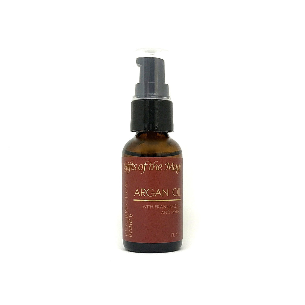 Frankincense and Myrrh Argan Oil For Skin, Hair, Nails and Scars, Pure Organic 1oz - BeesActive Australia