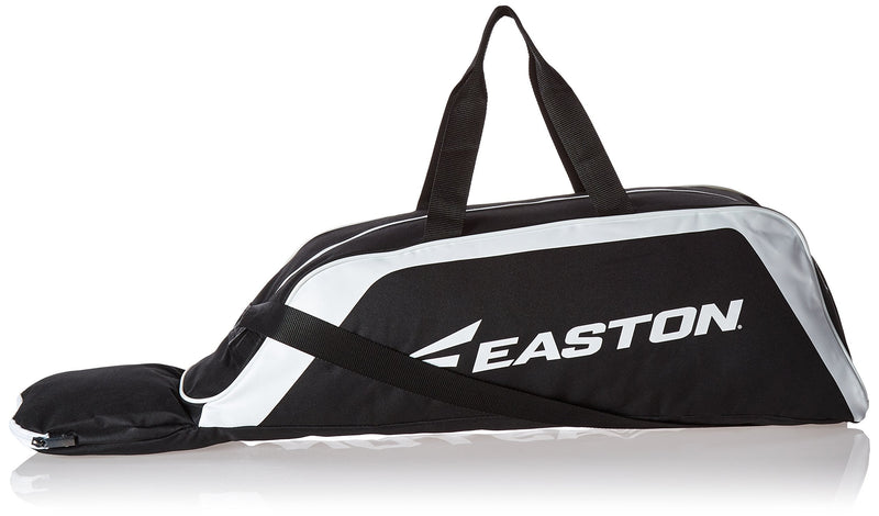 [AUSTRALIA] - EASTON E100T Youth Bat & Equipment Tote Bag, 2021, Baseball Softball, 2 Bat Compartment, Main Gear Compartment, Fence Hook, Shoulder And 2 Handle Straps 35 x 7 x 8.5-Inch Black 
